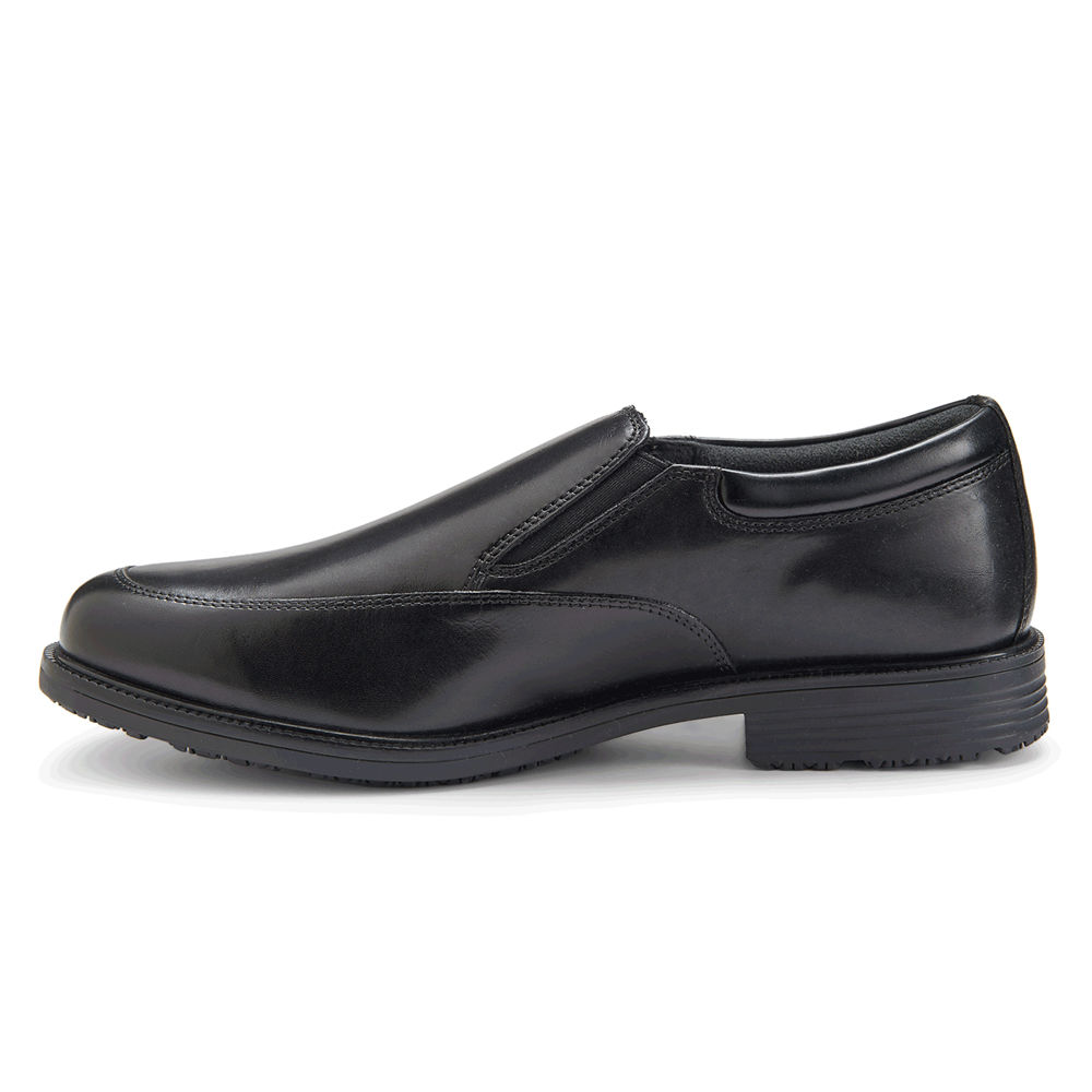 Rockport Singapore Mens Slip-On - Lead the Pack Waterproof Black - DH1785602